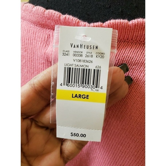 Van Heusen Sweater Cardigan Size L - Picture 5 of 13